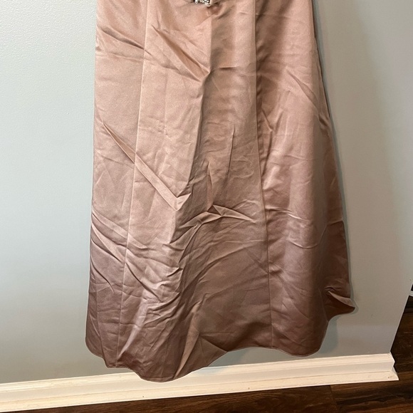 NWT Vintage x Michaelangelo Strapless Bustier Dress in Latte - Picture 5 of 12